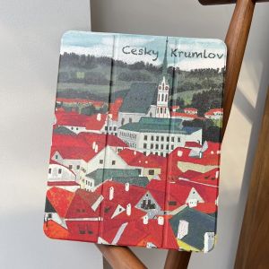 เคสไอแพด เมือง Gen9 Air6 11 Pro11 2024 Air5/4 10.9 จิตรกรรม เคสipad Gen10 Gen11 Air7 11 Air3 Gen6/5 9.7 Air2/1 9.7 Mini5/4