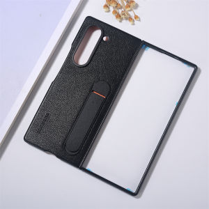 Samsung | Samsung Galaxy Z Fold 7 6 5G Luxury Leather Stand Cover Case With Kickstand Camera Protect Slim Shockproof Shell Z Fold7 Fold6