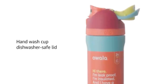 Owala FreeSip Insulated Water Bottle – 24Oz Stainless Steel Locking Push-Button Lid Multiple Assorted Colours