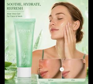 Aloe Vera Gel Pure Aloe Gel for Face & Body Moisturizer After Sun Skin Care Hydrating Soothing for Dry Skin Travel Size 40g