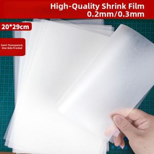 Transparent Heat Shrink Sheets for DIY Jewelry and Decor