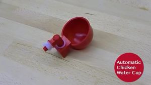 MLADEN 2/4/6/10pcs Automatic Poultry Drinker Bowl Chicken Bird Water Cup Bowl Kit Farm Coop Poultry Hanging Drinking Water Feeder