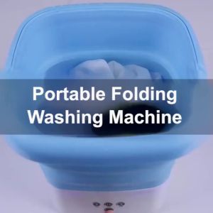 Deerma Collapsible Portable Washing Machine with UV Light Antibacterial Upgrade 6.5L Capacity Drain-Pipe and Drainage Basket Included Easy to Use High Quality Strong and Durable Free Shipping