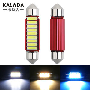2X Festoon C5W 31mm 36mm 39mm 41mm 7020SMD Bulbs Car Lights Dome Lamp Icense Plate Lamp 4000K 6000K 12V Crystal Blue Warm White