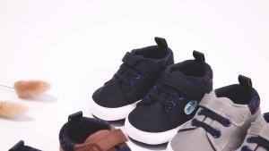 Meckior Baby Casual Canvas Sneakers High Gang Sports Baby Boys Girls Shoes Anti-slip Soft Sole First Walkers Crib Casual Shoes