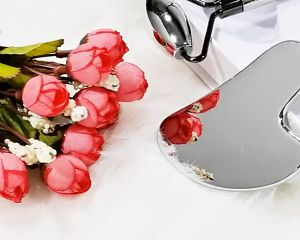 Alat Pijat Wajah Gua Sha Stainless Steel Guasha Roller Face Massage Anti Aging Anti Kerut