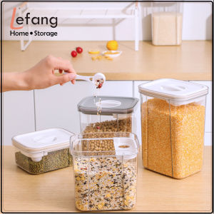 Lefang Airtight Food Storage Container Clear Pet Kitchen And Pantry Organization Containers Food Dispensers