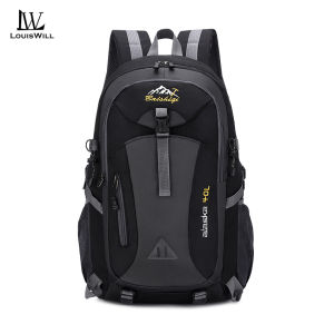 LouisWill Multifunctional Backpack 40L Outdoor Hiking Bag Waterproof Travel Backpack Men Camping Backpack Large Capacity Lightweight Sports Fitness Backpack Casual Shoulder Bag School Bag