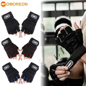 1Pair Workout Gloves Antislip Weight Lifting Gym Gloves Superior Grip & Palm Protection for Gym Fitness Training Cycling