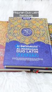 Alquran DUO LATIN Sambung | Alquran tajwid terjemah A5 | Alquran bacaan mudah | Al Qosbah