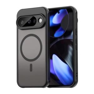 LS | Translucent Matte Magnetic Case For Magsafe Google Pixel 10 Pro XL 7 8 9 11 Pro XL 10A 9A 8A 7A Mac Safe Phone Cover Shockproof