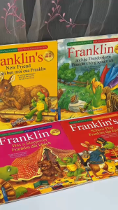 Sách - Bộ truyện về chú rùa nhỏ Franklin - Người bạn mới của Franklin (song ngữ Anh-Việt)(sách bản quyền)