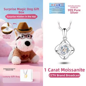 East Beauty | 999 Pure Silver Moissanite Pendant For Women