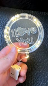 ĐÈN LED CHỮ LOVE .CHỮ  ILOVE YOU.dùng trang trí bó hoa .trang trí bánh kem trang trí t