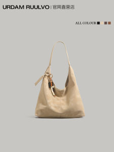 UR Womens Large Capacity Tote Bag Casual Lazy Style Handheld Commuter Armpit Shoulder Bag Fashionable New 2025 PU Leather