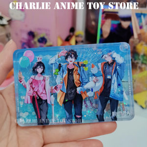 Bandai | New Link Click Pendant Blind Box Anime Figure Starlight Liquid Acrylic Pendant Cosplay Prop Keychain Backpack Decora Fans Gift