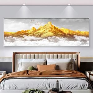 Modern Minimalist Back Mountain Decorative Painting Self Adhesive Living Room Sofa Background Wall Sticker for Hotels And Bedrooms