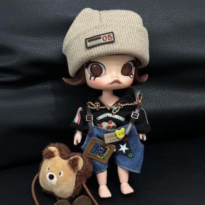 Molly 1:8 Scale Collectible Doll Clothes Jelly Vinyl Jasmine Outfit Hide And Seek Hello Moon Doll Clothing Toy Accessories