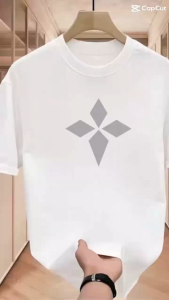 LC.TRADING   เสื้อยืดแขนสั้น คอกลม พิมพ์ลายกราฟฟิค 3 มิติ ผู้ชายผู้หญิงสามารถใส่ได้ พร้อมส่ง! ส่งด่วนB0087