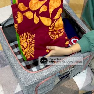 Goto Resli Storage Box Double Zipper Kotak Penyimpanan Lipat Serbaguna