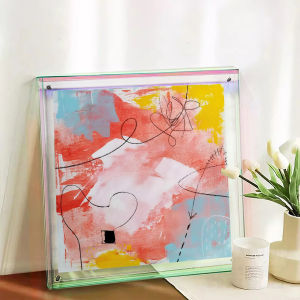YASISHA | Dopamine Abstract Art Acrylic Wall Art