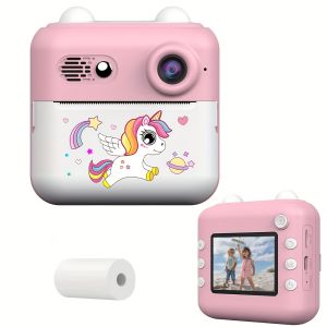 Kids Camera Instant Print Children Digital Camera 1080P Kids Instant Cameras That Print Photos Christmas Birthday Gifts