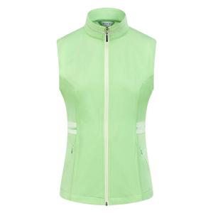 TTYGJ | Golf Wear Slim Fit Turtleneck Vest Blouse White