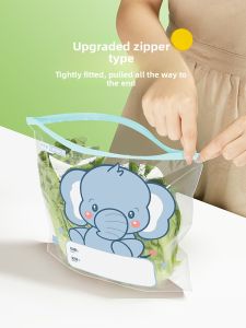 PAKCHOICE | Food Grade Zipper Sealed Refrigerator Storage Bags Large