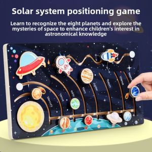 JIFANPAUL | Solar System Planets Recognition Maze Educational Toy