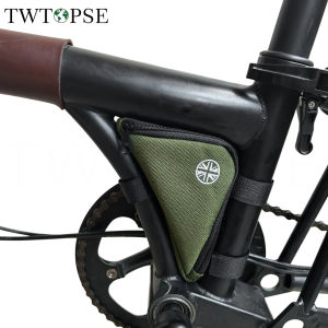 TWTOPSE Triangle Bike Bag For Brompton Folding Bicycle Tool Storage Bag Fit Tire Repair Tool Hidden Bags Nylon 1050D Accessory