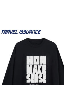 Áo Thun Dài Tay in Chữ Mỹ Cỡ Lớn Thường Ngày Cho Nam Mùa Thu Cotton Thoáng Khí Cổ Tròn Dáng Rộng Phong Cách Thường Ngày