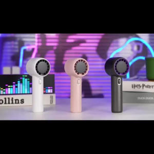 Mini Fan Rechargeable Portable 7000mAh Air Cooler Handheld Jet Fan Strong Wind 100 Gear Wind Speed Metal Body Digital Display