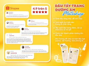 Dầu tẩy trang dưỡng ẩm matsukiyo 250ml/200ml