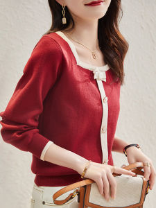 Advanced Design Youth Refreshing Long Sleeve Knit Sweater