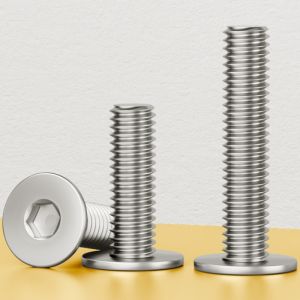 SS ซม.M5 M6 304 สแตนเลสสตีล Hex ซ็อกเก็ตซ็อกเก็ตซ็อกเก็ต Ultra บางแบนเวเฟอร์ Allen Head Bolts สกรูสําหรับ Electronics เฟอร์นิเจอร์ DIY