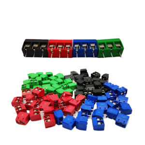 20/50pcs KF301-2P 3P Splicing screw type PCB spacing 5.0 connector terminals terminal  kf301 Red blue green black