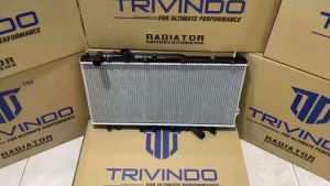 RADIATOR ASSY KIA CARENS 1 KAREN 1 1.8 1.800 1800CC 2000 2001 2002 MANUAL MT TRANSMISI TRANSMISION MERK TRIVINDO
