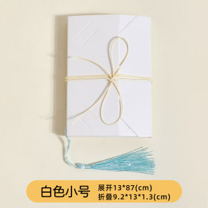 Small Card Photo Postcard Storage Book Folding DIY Handmade Packaging Foldable Insert Blank Album Ins Style Retro