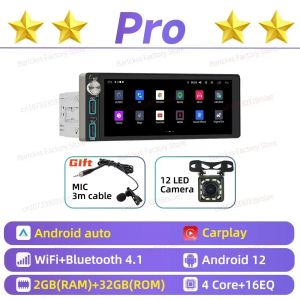 Carplay Android for Citroen Berlingo II Peugeot Partner 2003-2010 1Din Car Stereo GPS Navigation Multimedia Autoradio Radio