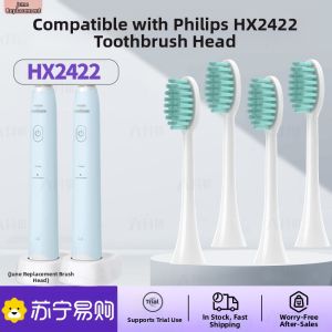 Philips Electric Toothbrush Head HX2422/hx242L Universal Replacement Head Deep Cleaning Adult Hardness Grade Normal Specification