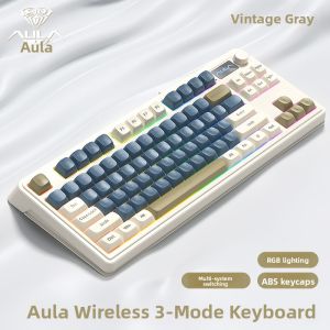 AULA | Multi-Connectivity RGB Mechanical Feel Keyboard