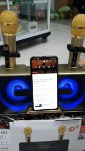 Loa Bluetooth SD 301 kèm 2 mic không dâypin bềncông suất cao