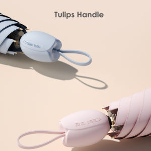 Flower Style Sun Umbrella for Women Beach Parasol UV Blocking Folding Mini Umbrella Free Shipping Windproof Outdoor Umbrella