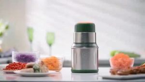 Blender Daging Chopper  Penggiling Meat Mincer Elektrik Stainless mini 1 Liter 4 Mata Pisau Dapur Cooper Belender