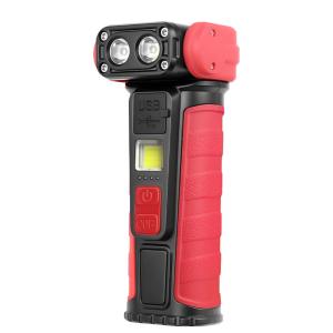 Mini Portable COB Work Light with Rotatable Lamp Head Magnetic Suction Type-C Fast Charging Multi Function Clip Waterproof