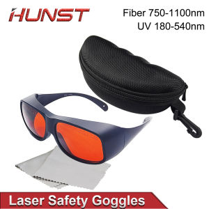 HUNST 355 & 532nm & 1064nm Laser Goggles Protective Glasses Shield Protection for Fiber & UV & Green Laser Safety Goggles.