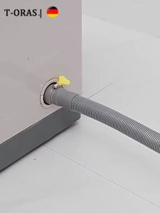 T-ORAS Washing Machine Drain Hose Washer Outlet Water Drainage Pipe Soft Stretchable Ripple Tube Universal Accessories