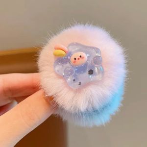 High Elastic Thick Velvet Hair Tie Headband for Girls