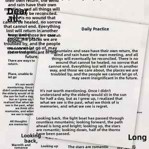 JIELI | Inspiring Quotes Reading Practice Stickers