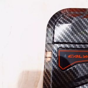 Tank Cover Tutup Bensin Mobil Toyota Calya 2016 - 2019 Carbon
